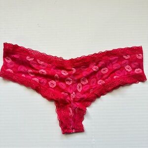 New Victoria’s Secret Sexy Little Things 2007 Lips Panties Large Vintage Y2K